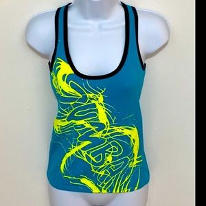 Zumba Fitness work out tank. Sassy. Electric. Gorgeous!